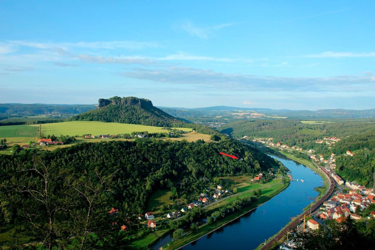 Apartmán Luxusboofe - Ferienhaus Am Lilienstein Königstein an der Elbe Exteriér fotografie