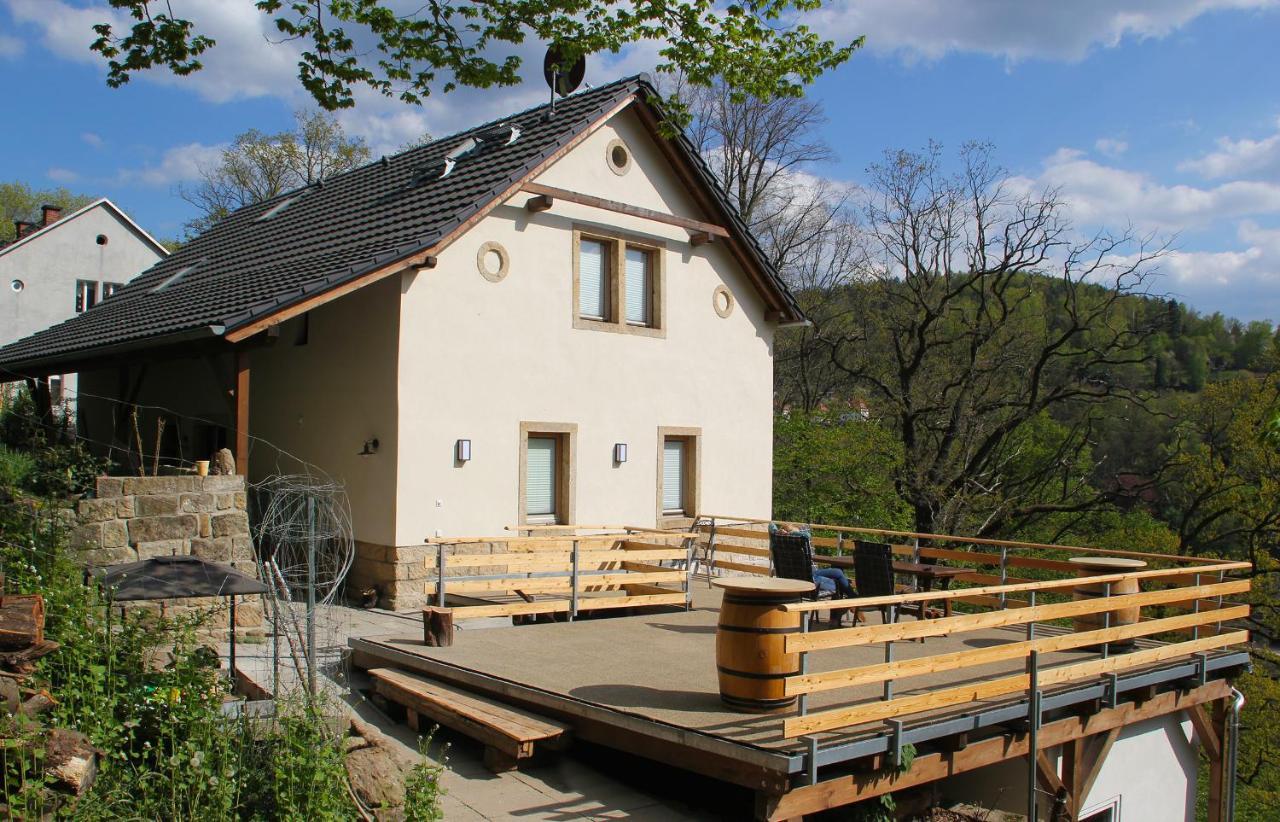 Apartmán Luxusboofe - Ferienhaus Am Lilienstein Königstein an der Elbe Exteriér fotografie