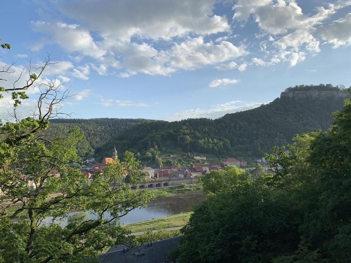 Apartmán Luxusboofe - Ferienhaus Am Lilienstein Königstein an der Elbe Exteriér fotografie