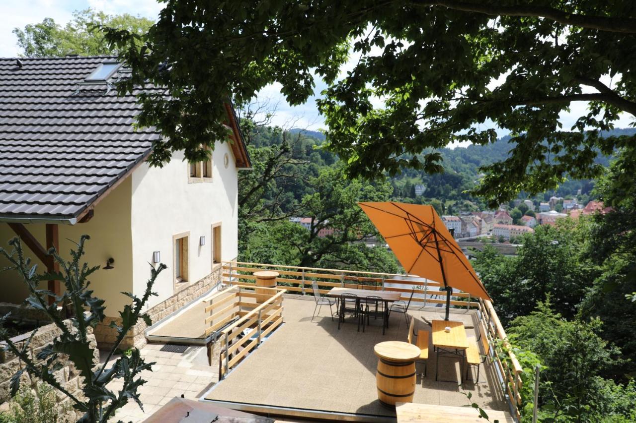 Apartmán Luxusboofe - Ferienhaus Am Lilienstein Königstein an der Elbe Exteriér fotografie